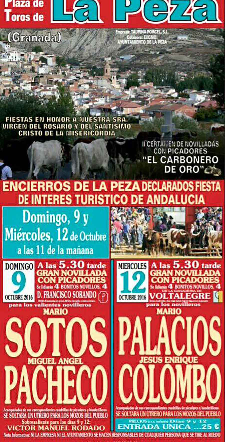 Fiestas de La Peza 2016 del 8 al 12 de octubre Guadix y Comarca en Fiestas de La Peza 2016 del 8 al 12 de octubre Guadix y Comarca en