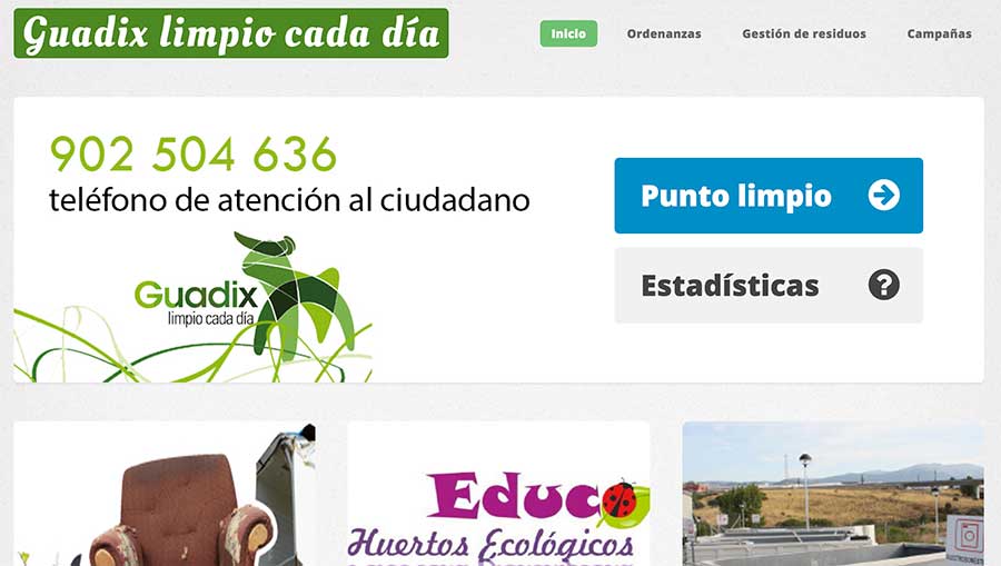 Guadix limpio web