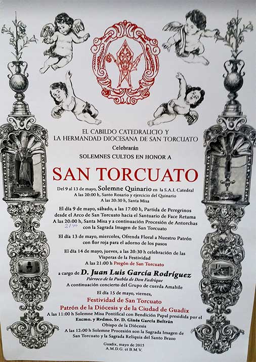 Programa cultos a San Torcuato