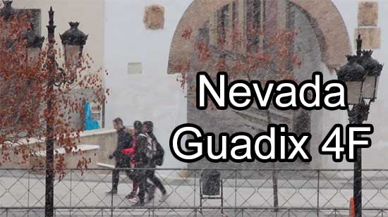 Nevada en Guadix