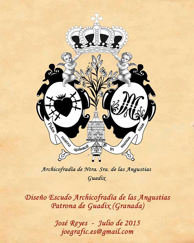Nuevo escudo de la Archicofradia de Nuestra Señora de las Angustias