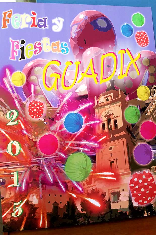 Cartel de Feria y fiestas de Guadix 2015