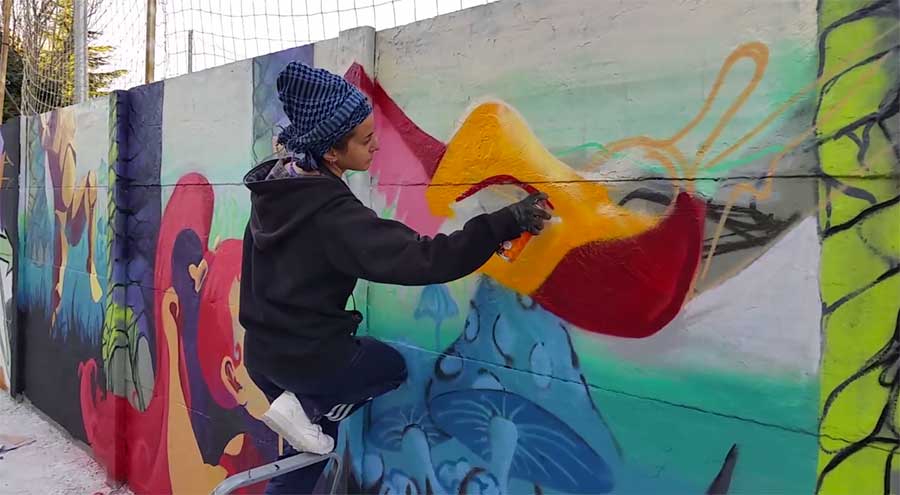 Graffiteros en Guadix