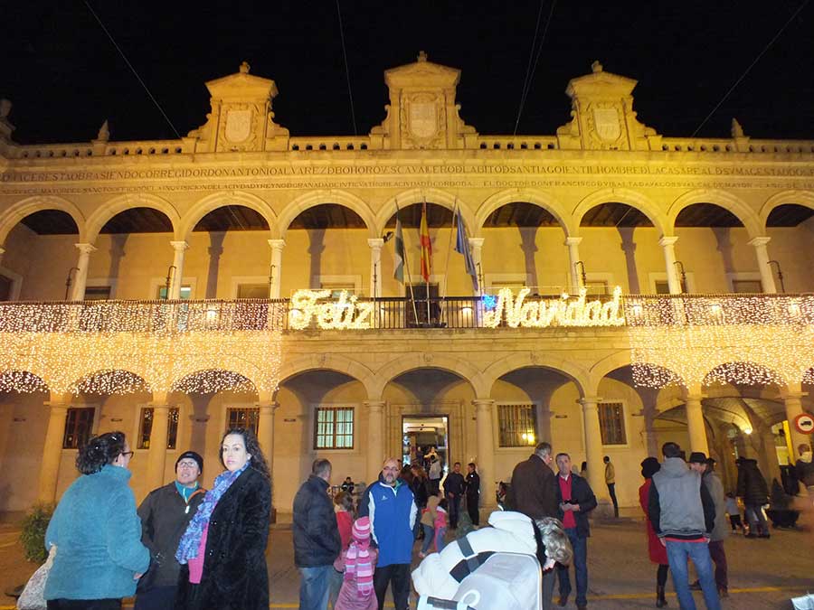 Luces de Navidad en Guadix