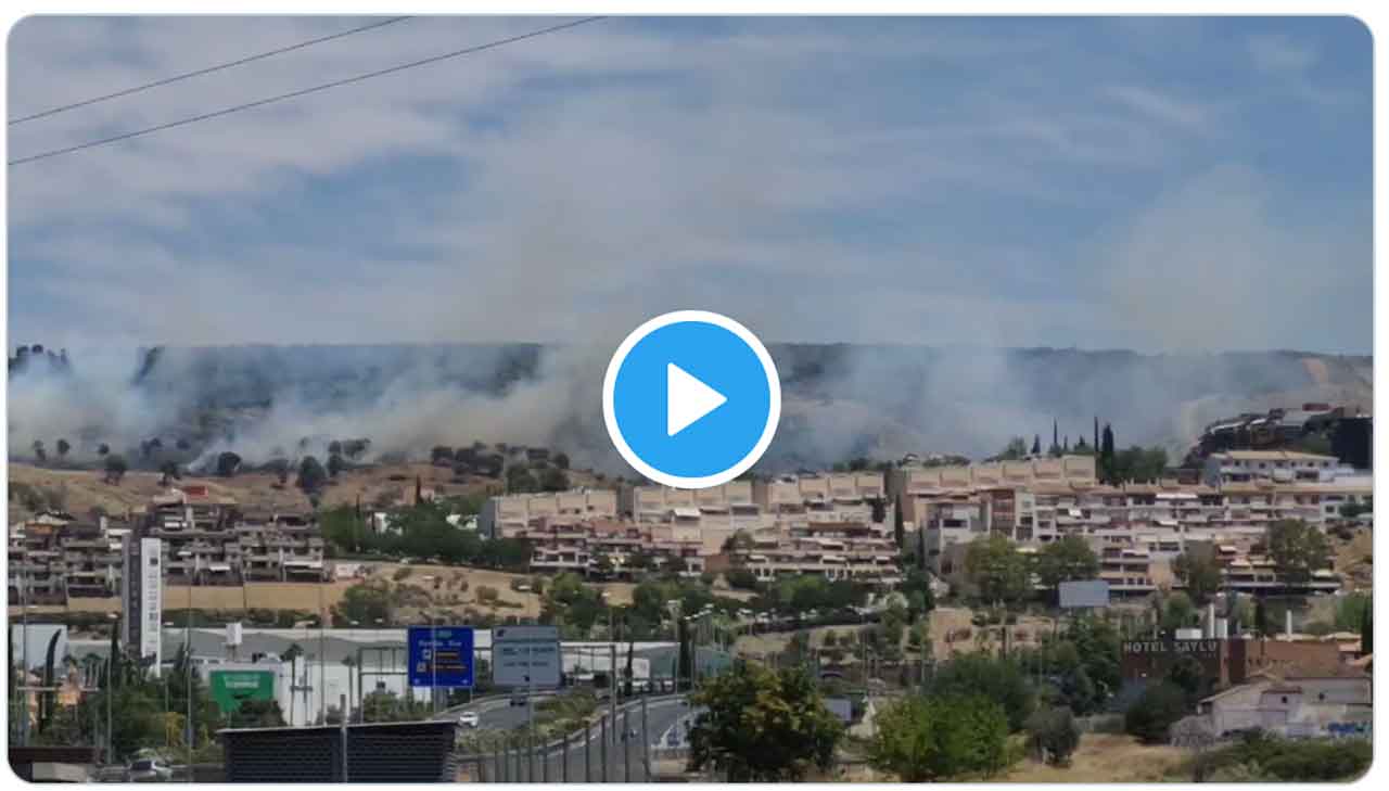 Incendio en Granada