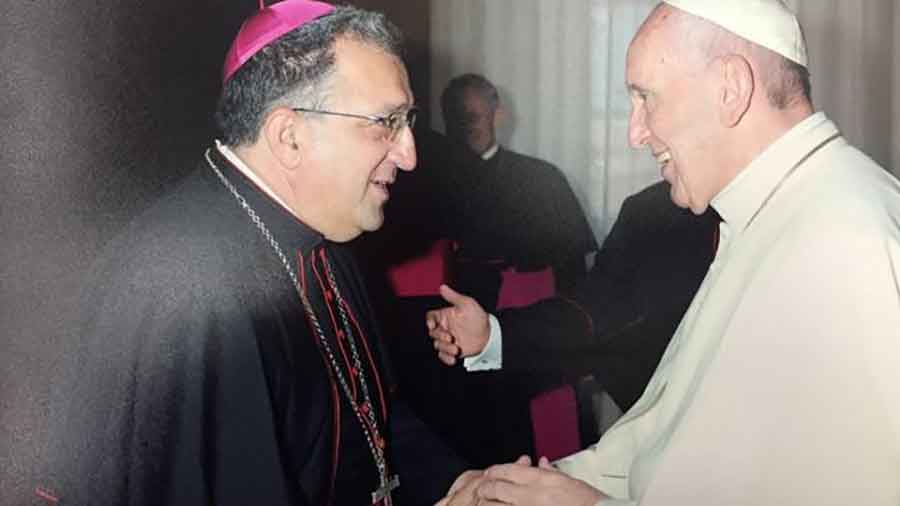 Don Gines y el Papa Francisco