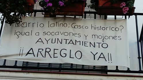 Pancartas Barrio latino