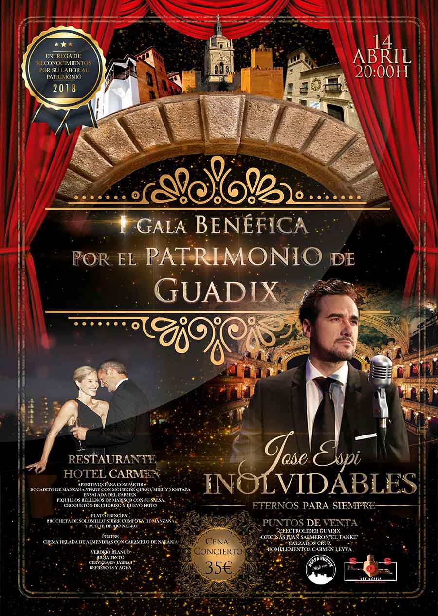 ADEPA Guadix "SOS Alcazaba" organiza la I Gala benéfica por el patrimonio de Guadix con el concierto "Inolvidables"