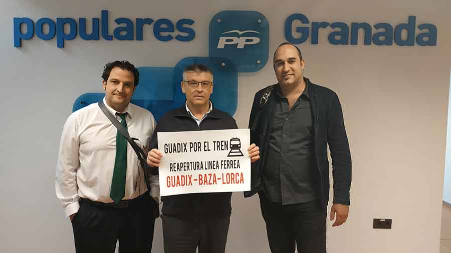 El PP de Guadix apoya Guadix por el tren
