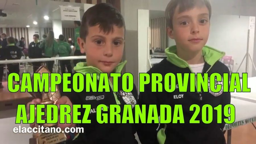 Alonso Rivera campeón sub 8 de la provincia de Granada