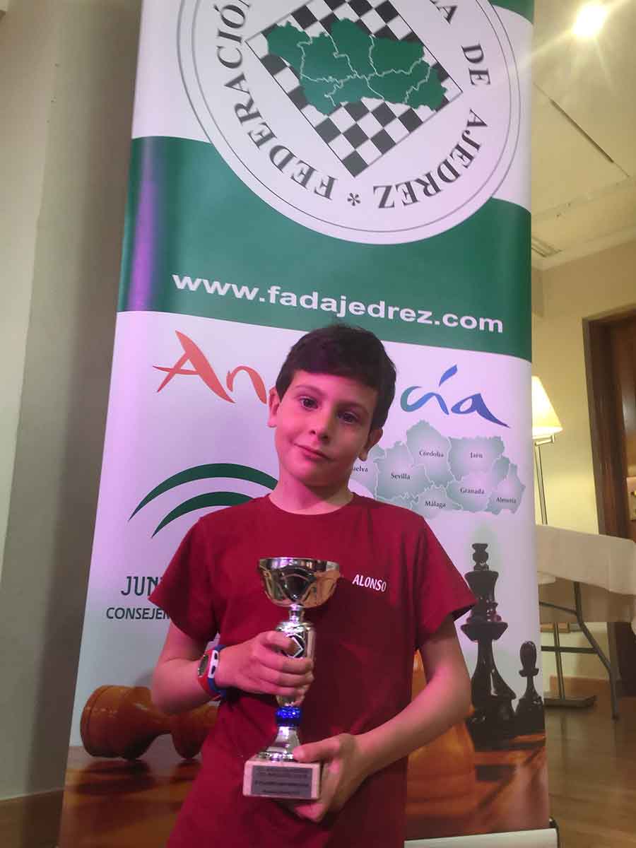 Alonso Rivera 3º en el Campeonato de Andalucía de ajedrez