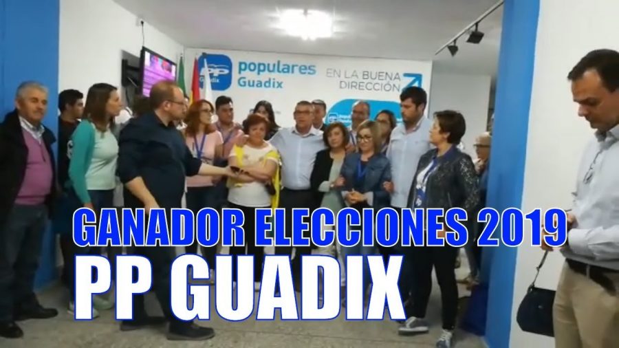 Primeras palabras de Jesús Lorente tras ser conocedor de su victoria y la del Partido Popular en estas elecciones municipales de Guadix 2019.