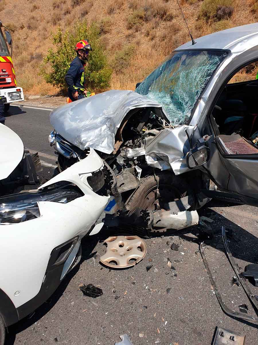 Accidente en carretera de Jerez