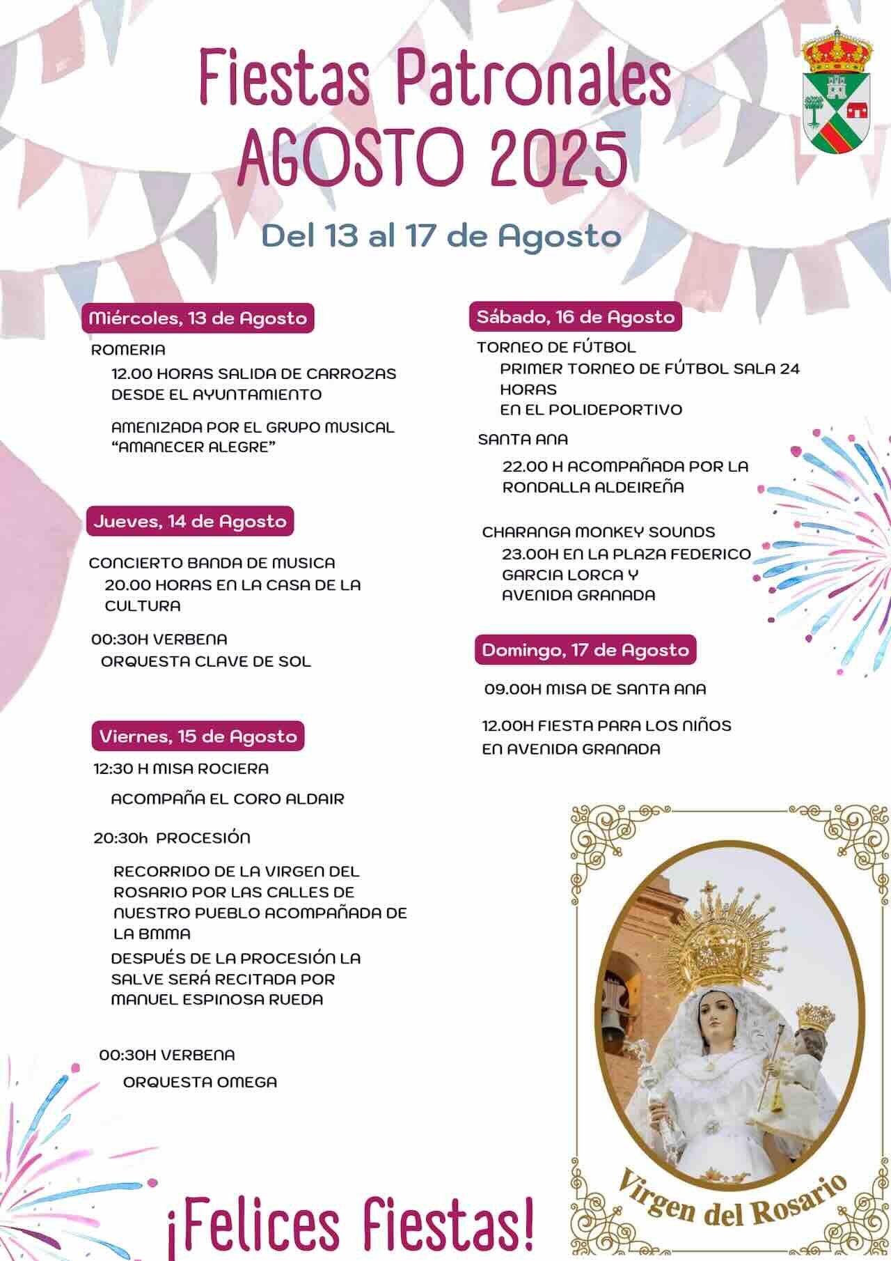 Fiestas de Aldeire 2025