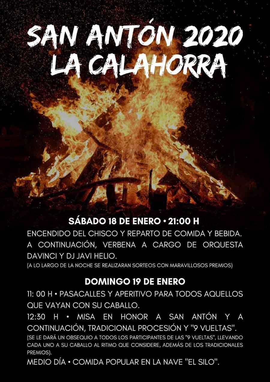 Fiesta de San Antón en La Calahorra