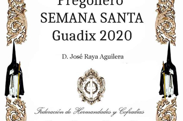 Pregón Semana Santa Guadix 2020