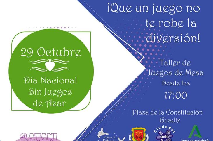 Día mundial sin juegos de azar en Guadix