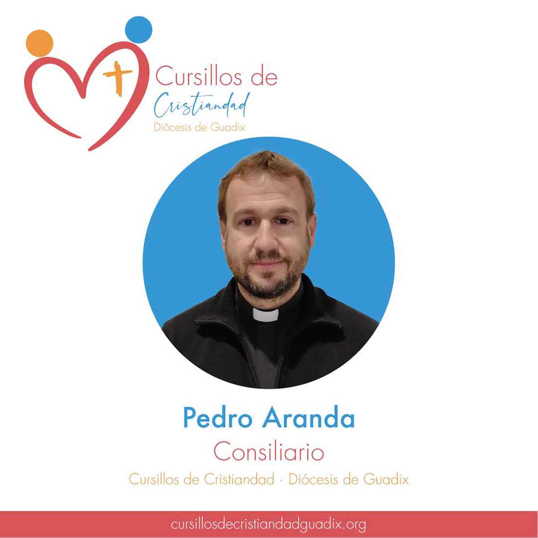 Carta de presentación de D. Pedro Aranda, consiliario de los Cursillos de Cristiandad