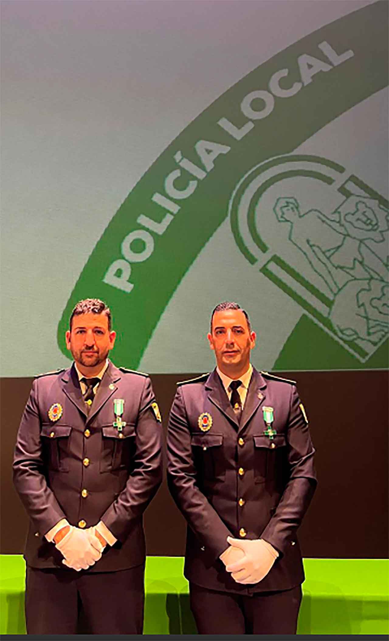 Policia local Guadix condecorados