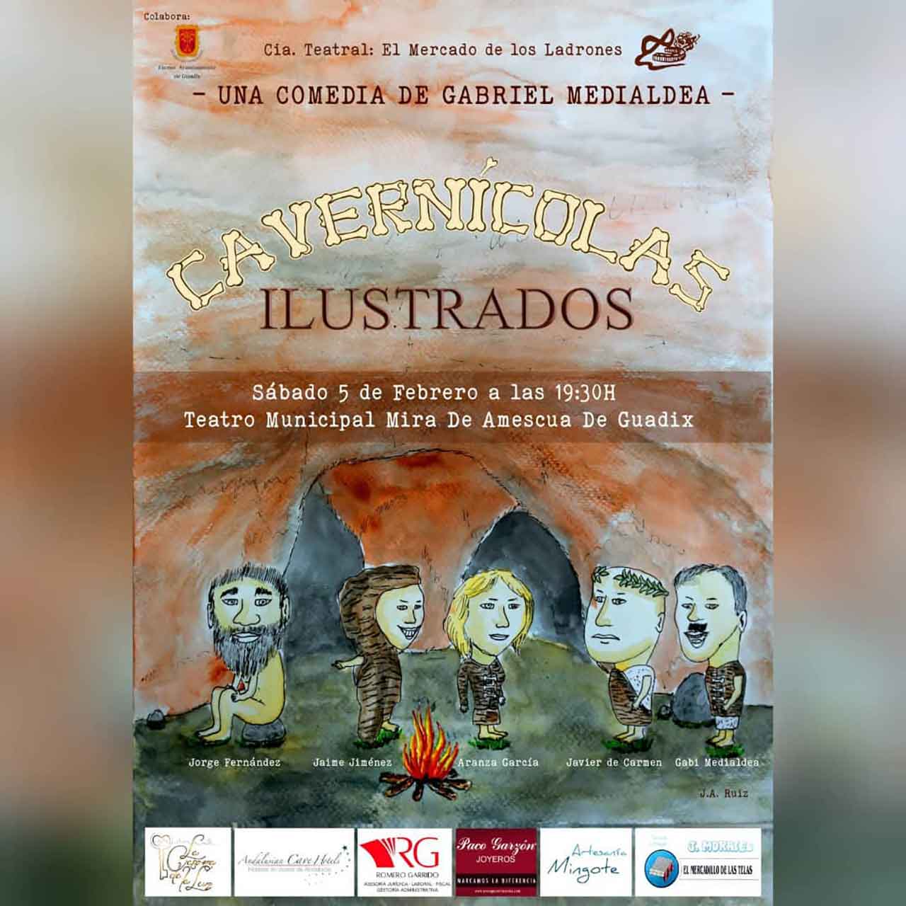 Teatro Cavernícolas Ilustrados de Gabriel Medialdea
