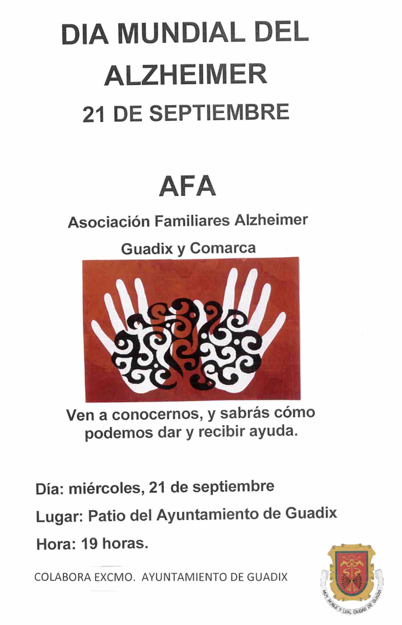 Dia mundial del Alzheimer Guadix