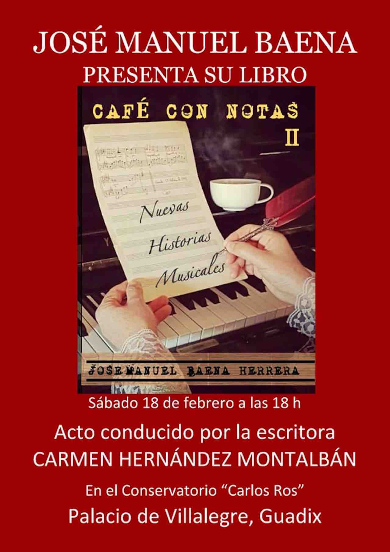 Cafe con notas de Jose Manuel Baena