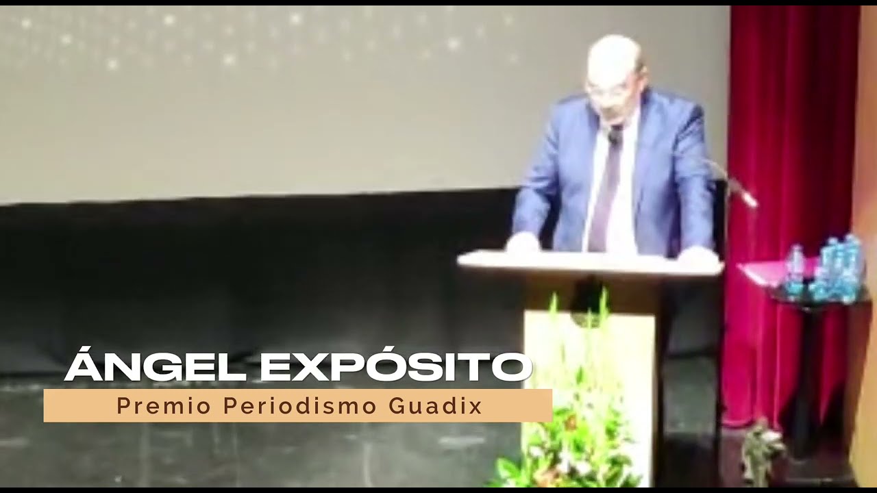 Ángel Expósito recibe el Premio Nacional de Periodismo Pedro Antonio de Alarcón