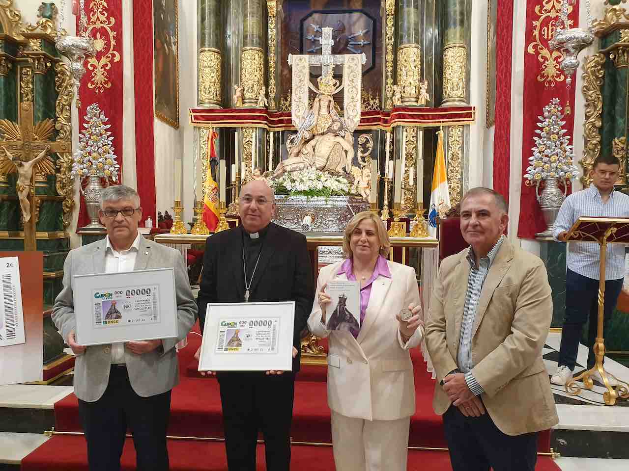 CUPON de la ONCE dedicado a la Virgen de las Angustias en su centenario