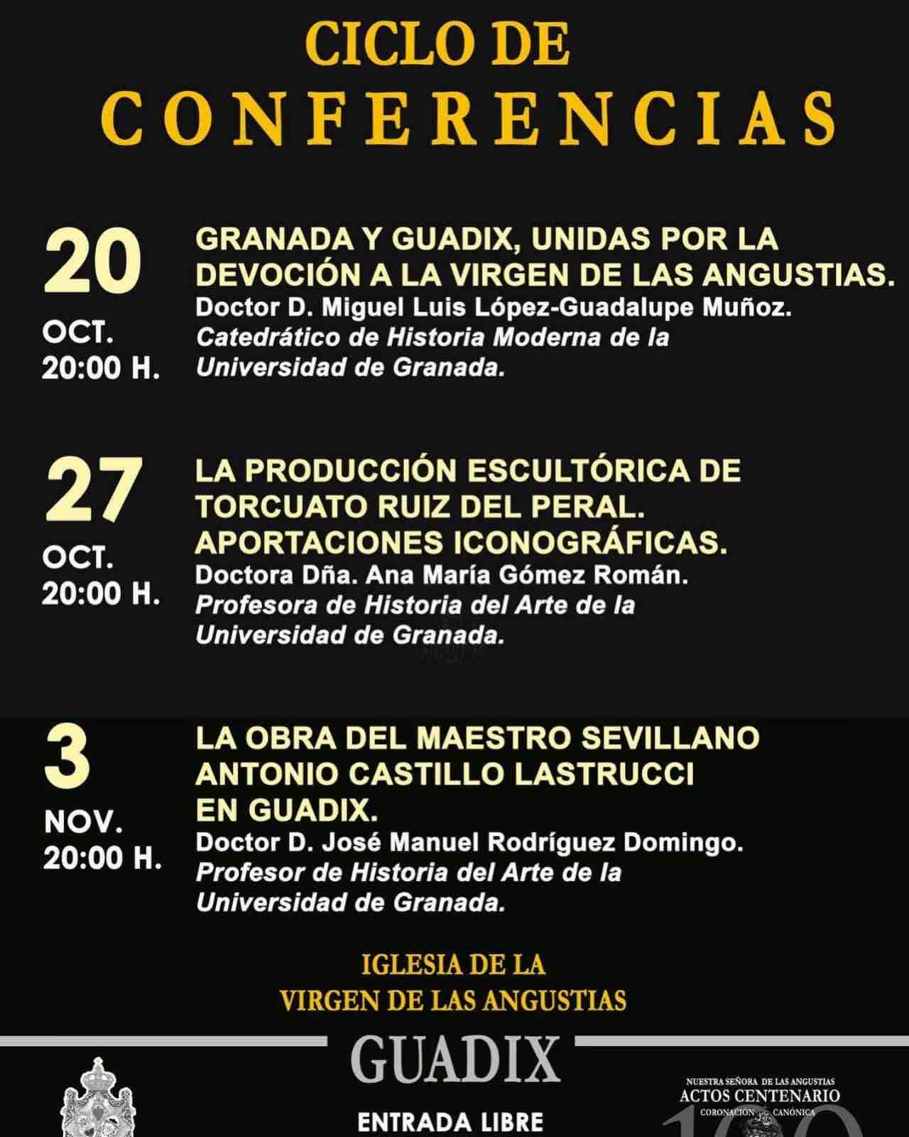 Conferencia "La producción escultórica de Torcuato Ruiz del Peral. Aportaciones iconográficas" a cargo de la Dra. Ana María Gómez Román.