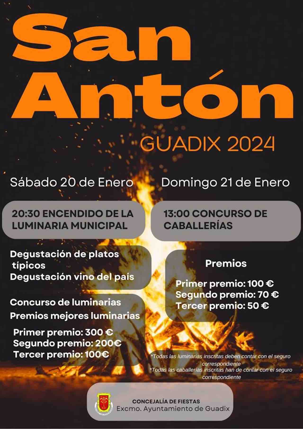 Cartel San Antón GUADIX 2024