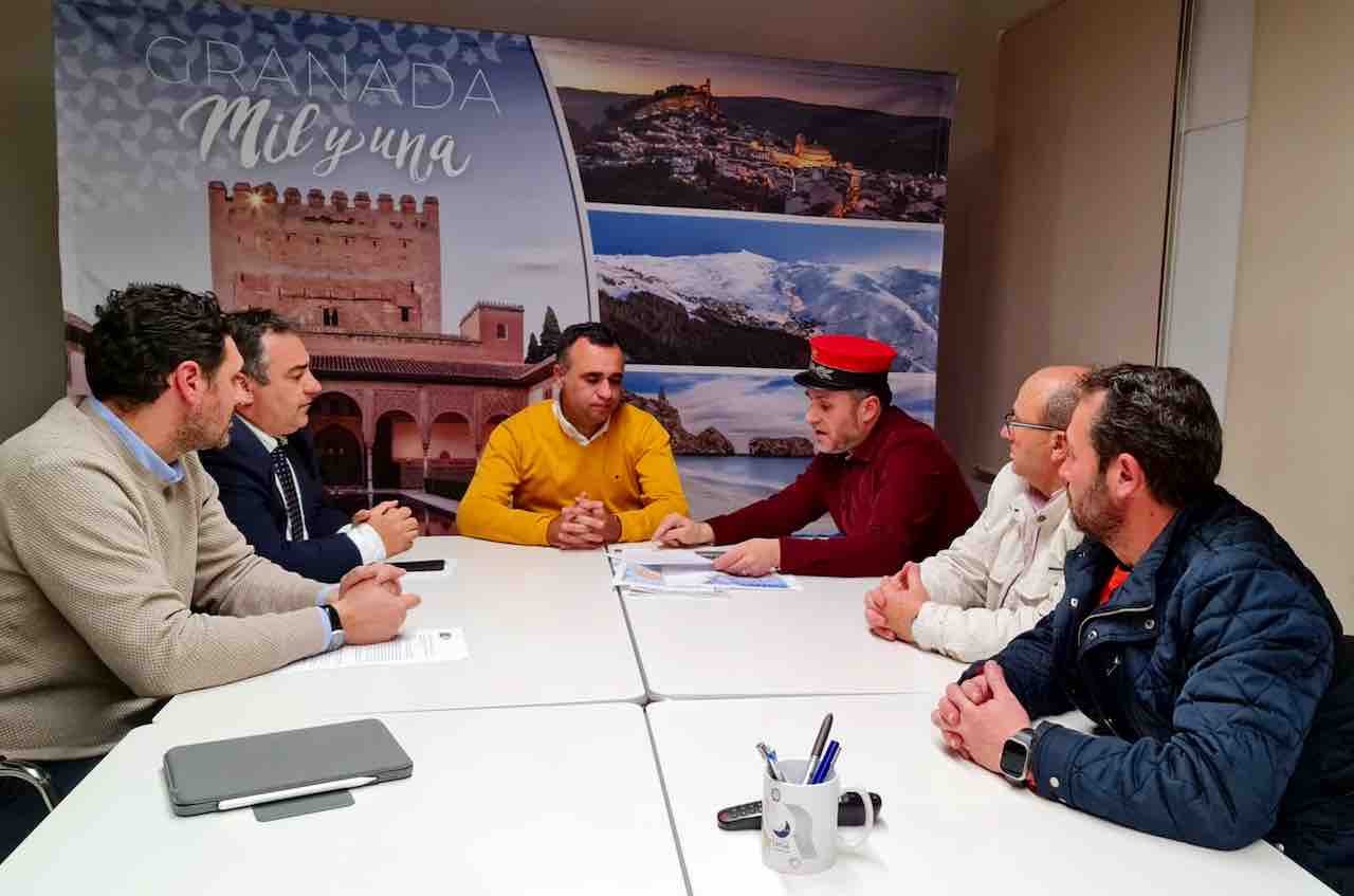 Reunión con Presidente Diputación de Granada AAF Comarca de Baza