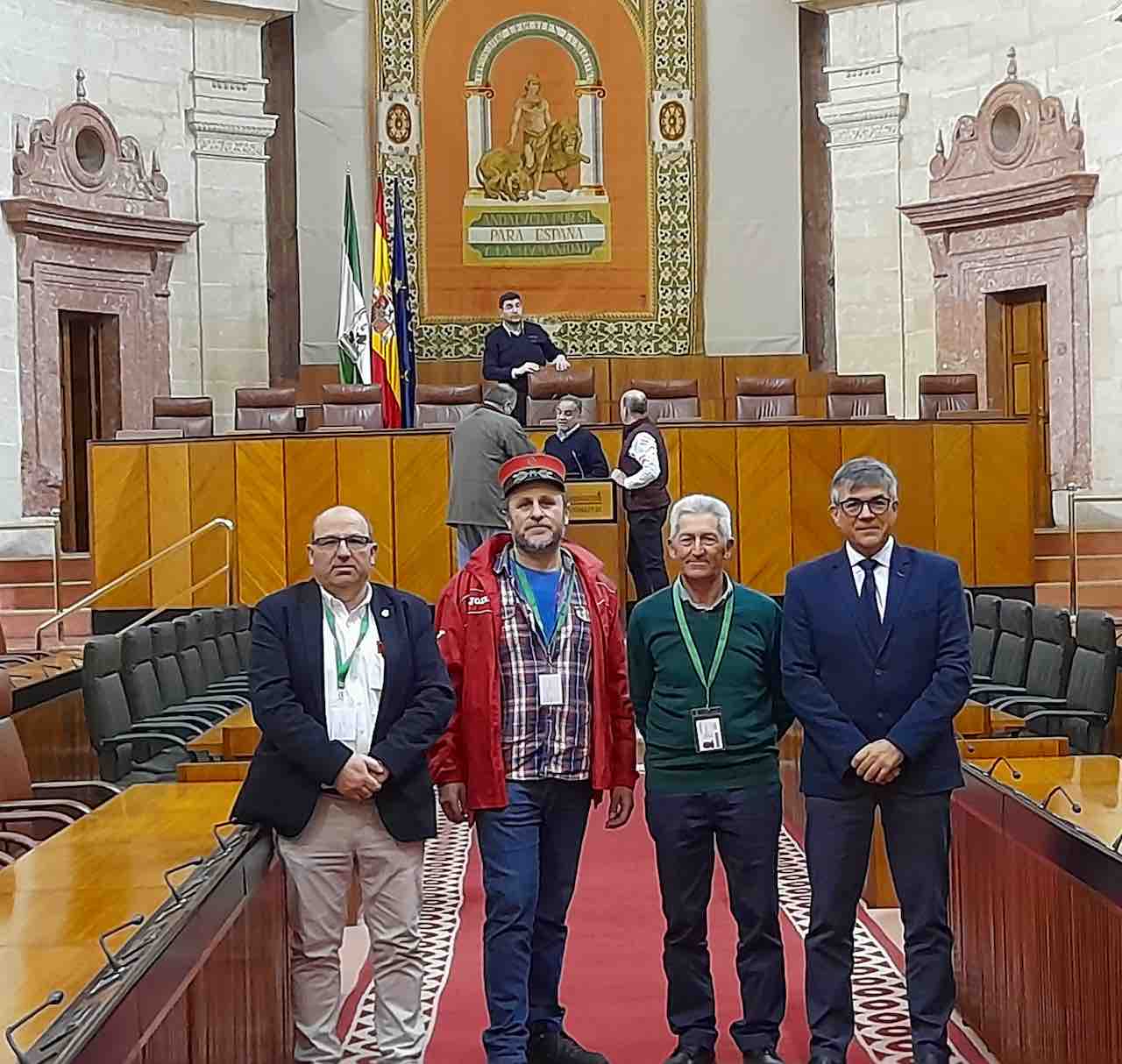 Lucha por el tren Guadix Baza Almanzora Lorca en el Parlamento Andaluz