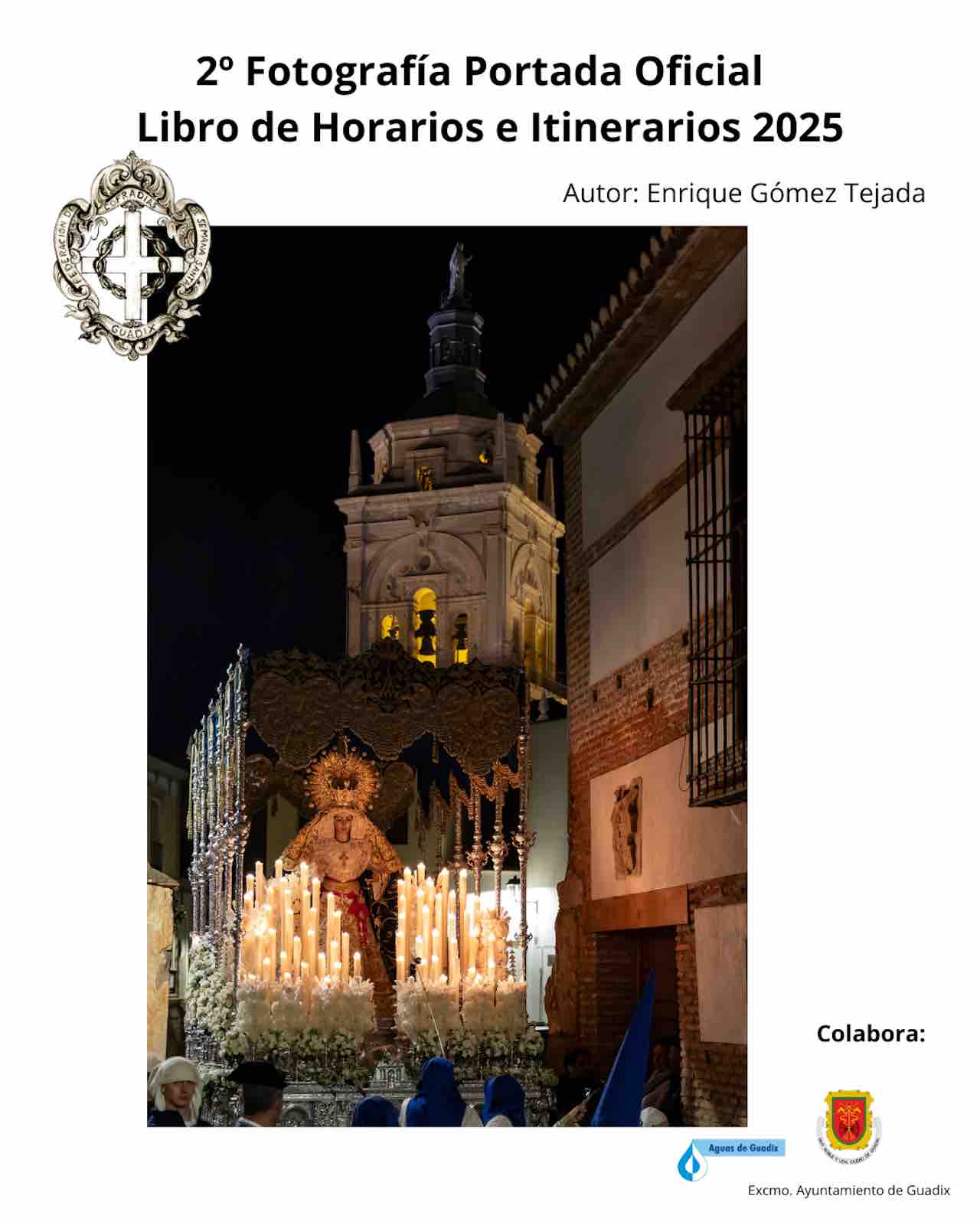 Segundo clasificado Cartel Semana Santa Guadix 2025