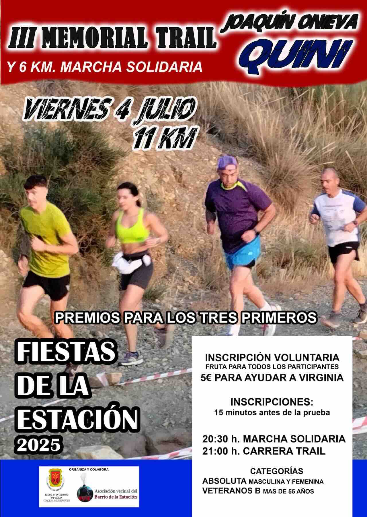 Memorial Trail y Marcha Solidaria “Joaquín Onieva, Quini” de Guadix