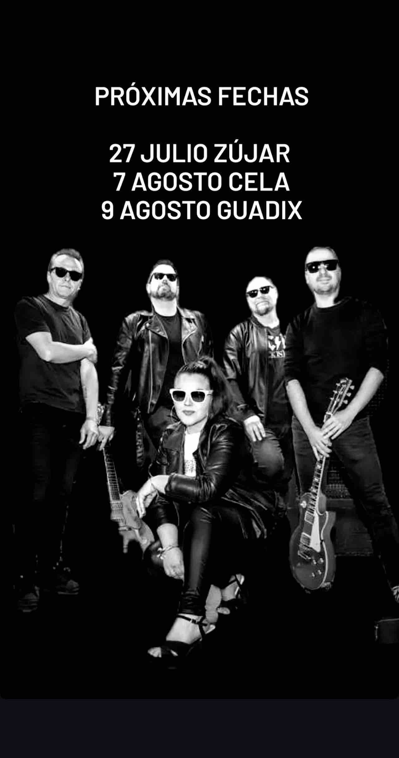 Conciertos en Guadix Rose and the black