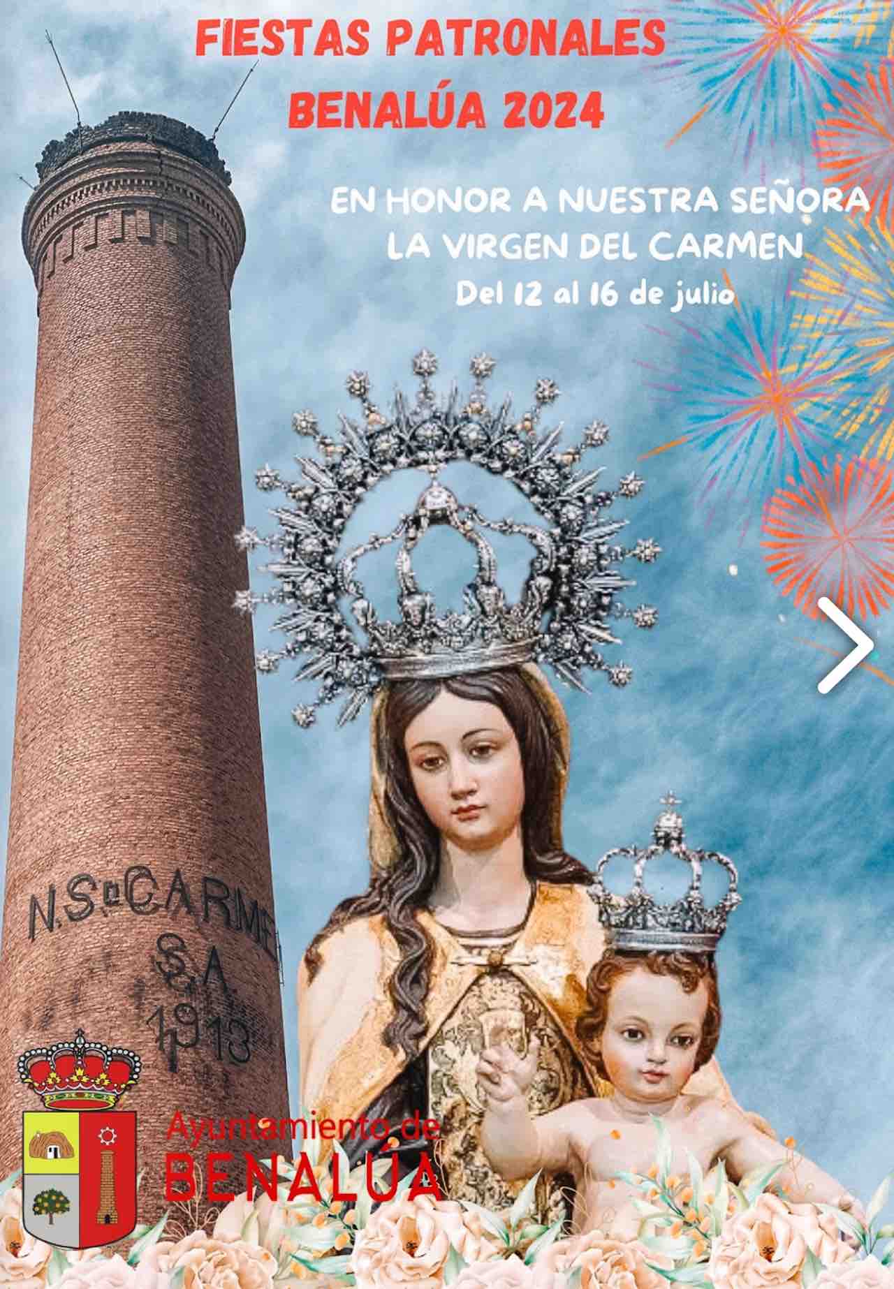 Fiesta de la Virgen del Carmen de Benalúa 2024