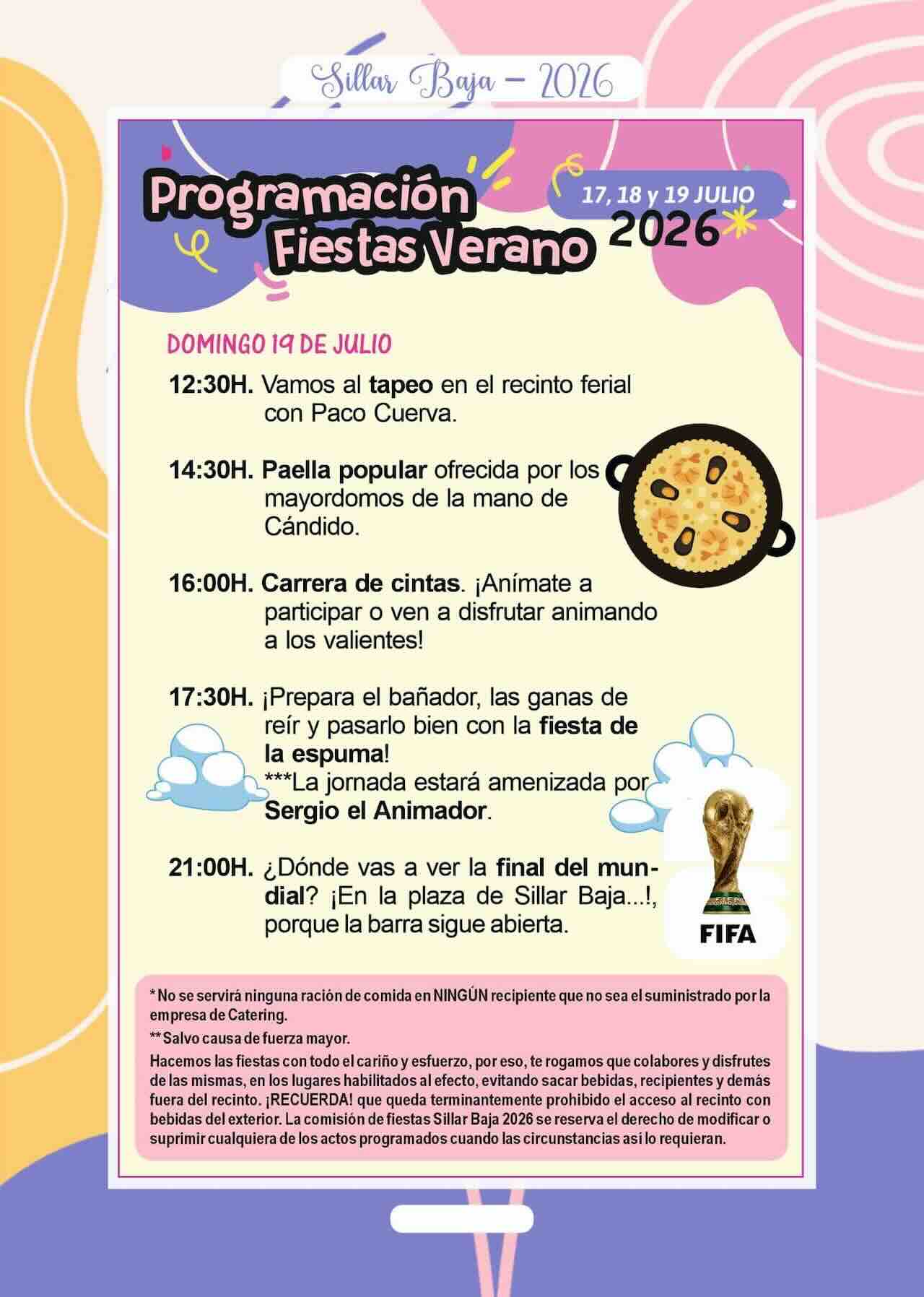 Fiestas de verano Sillar Baja