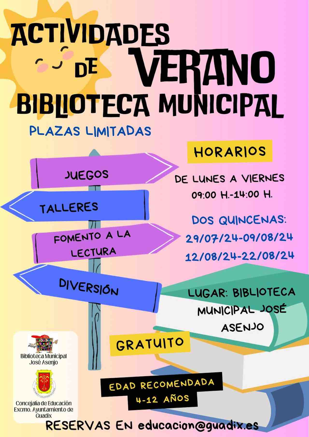 Talleres Bibiloteca municipal Guadix