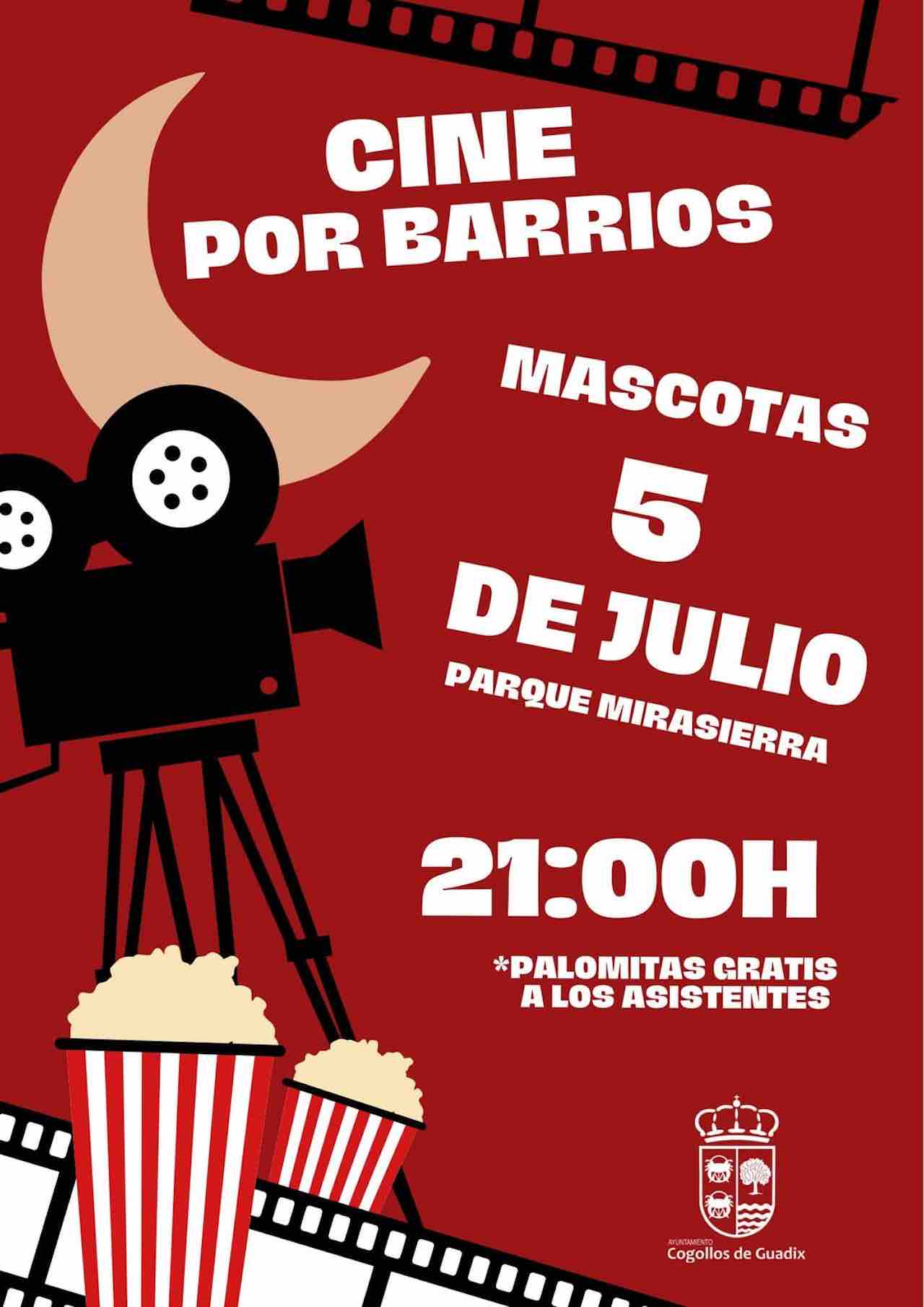 Cine de verano, “Cine por barrios” en Cogollos de Guadix