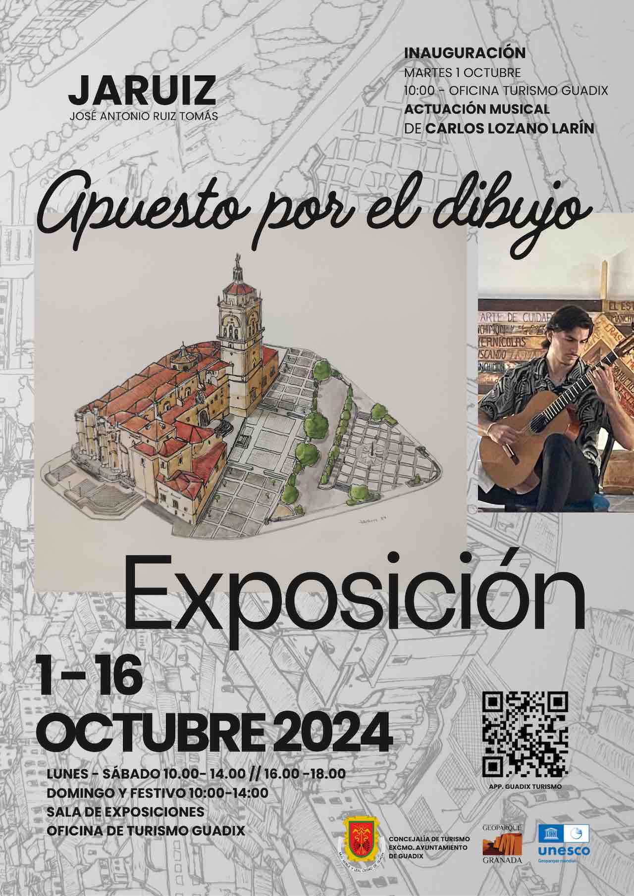 exposición "Apuesto por el dibujo" del artista José Antonio Ruiz Tomás