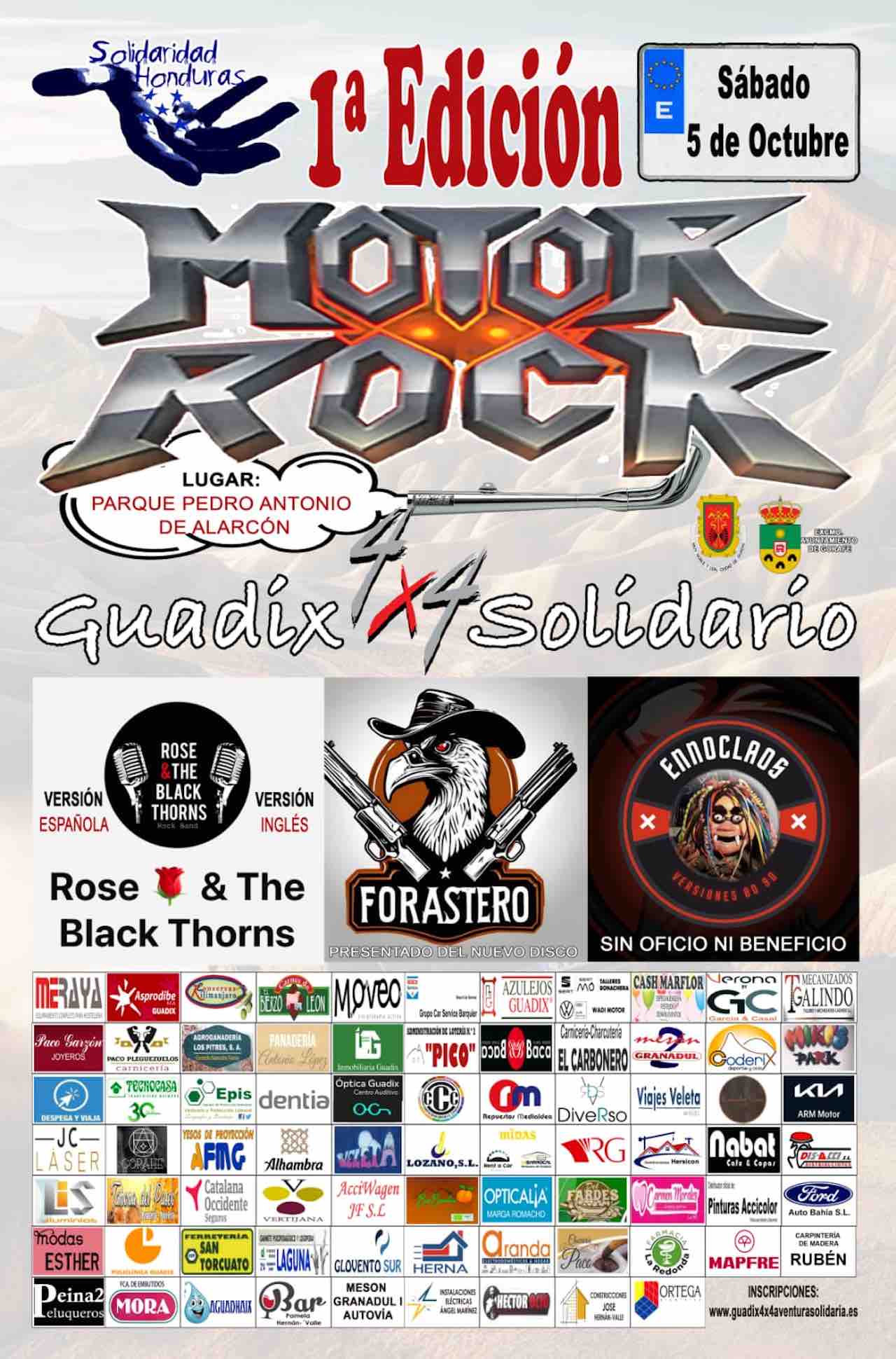 Evento solidario MOTOR ROCK Guadix