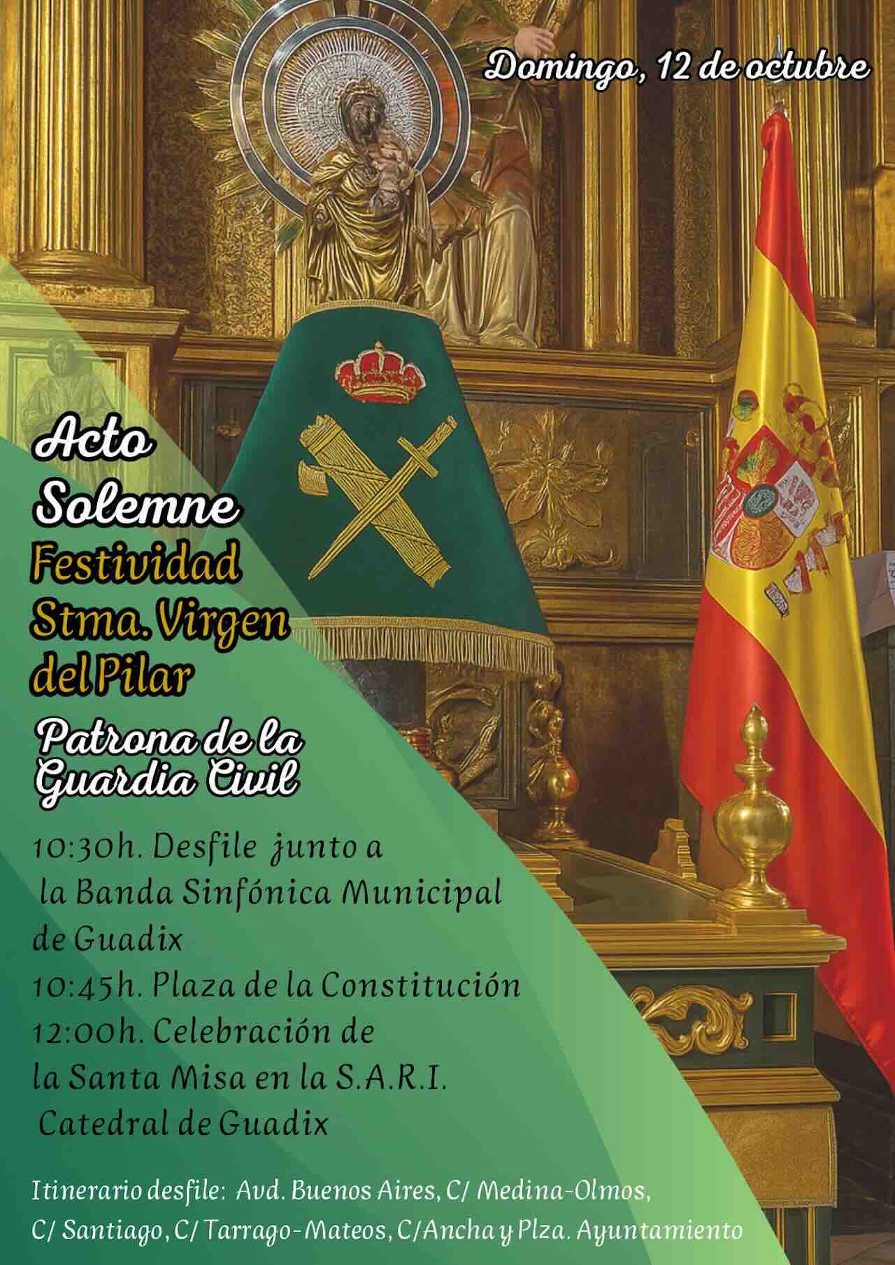 Acto Guardia civil Virgen del Pilar