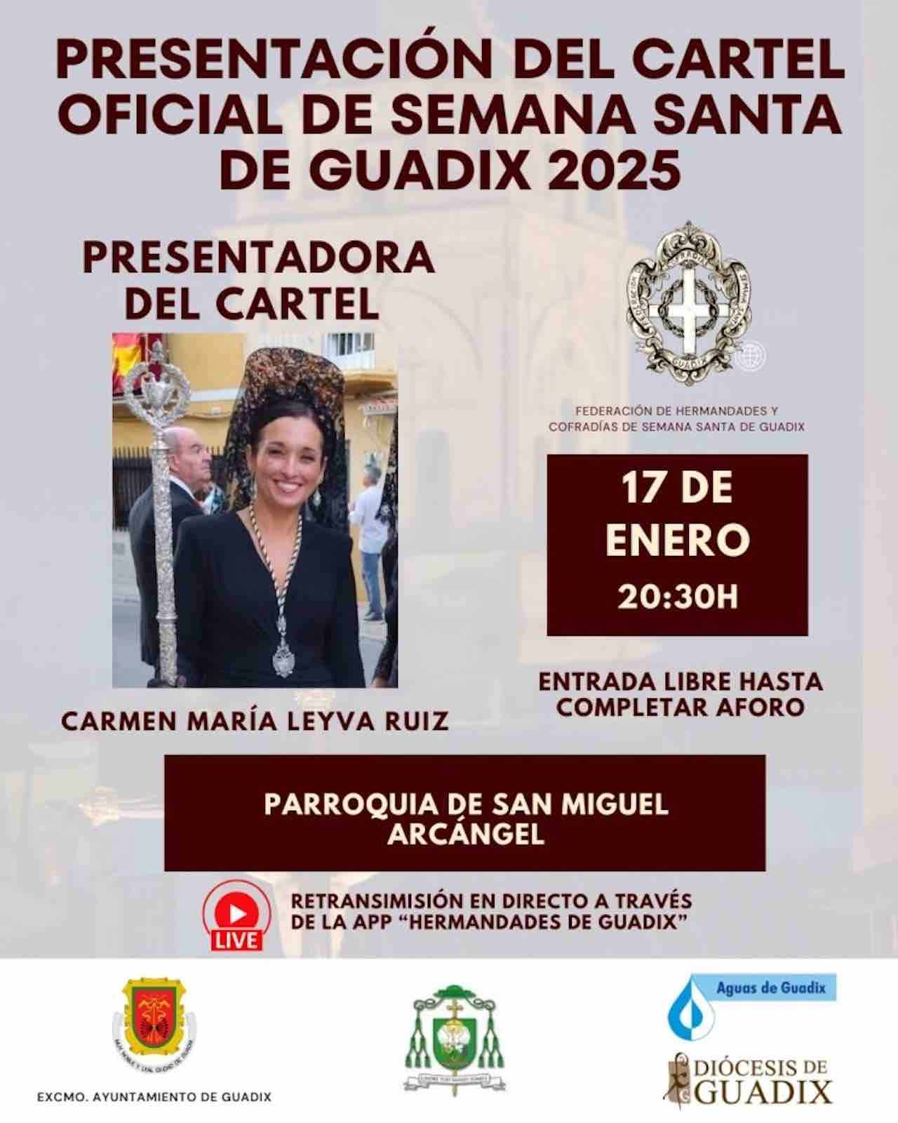 Presentación Cartel Semana Santa Guadix 2025