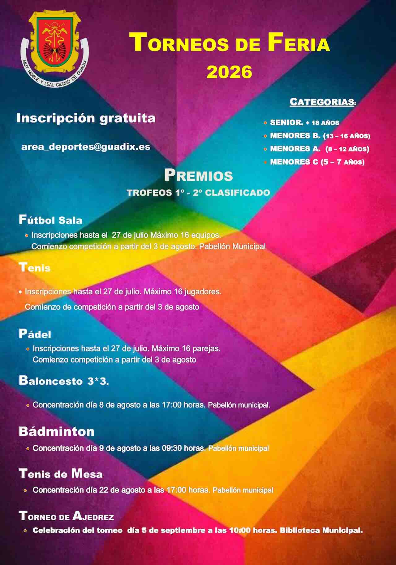 CARTEL Torneo feria 2026