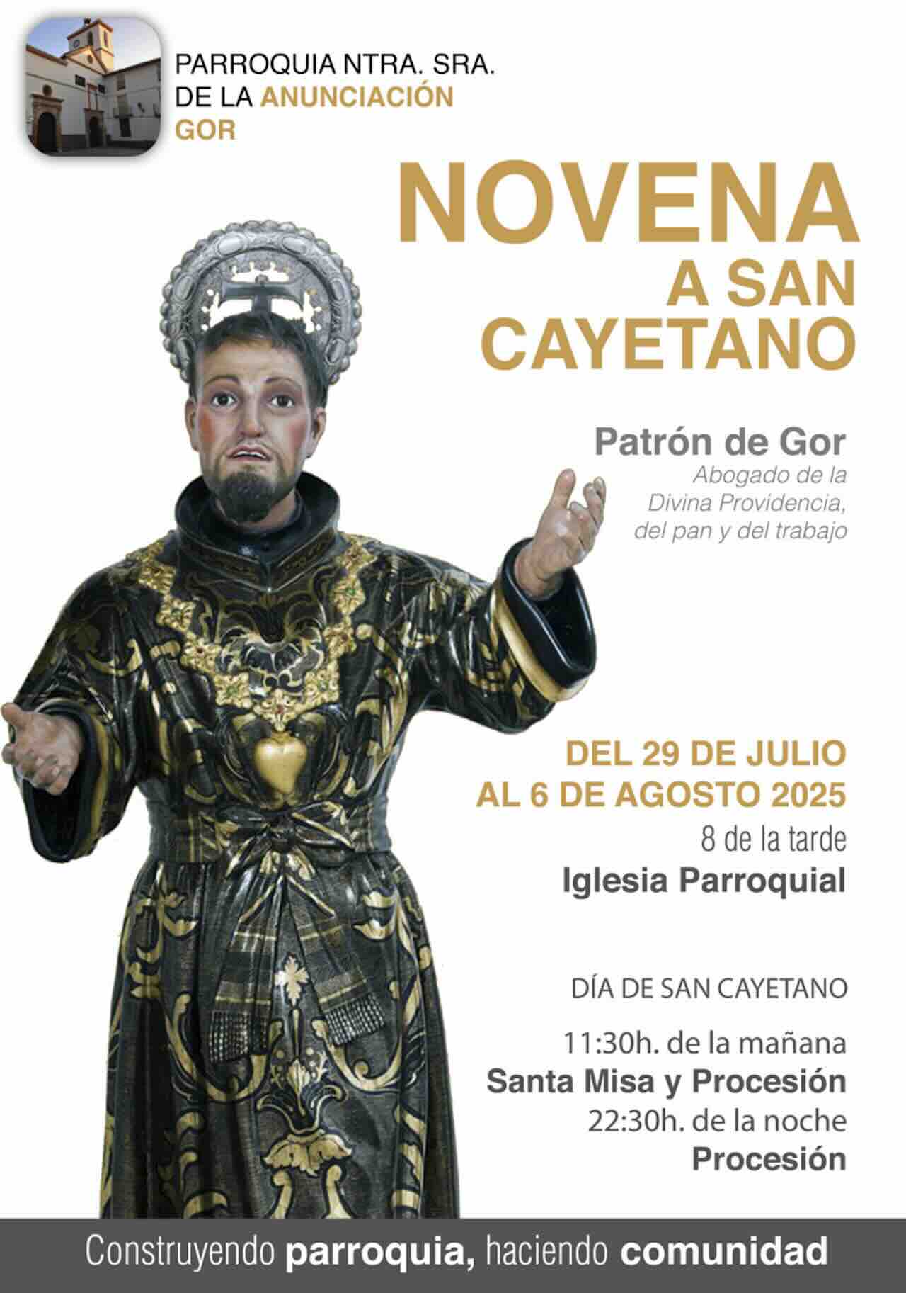 Novena en honor a San Cayetano