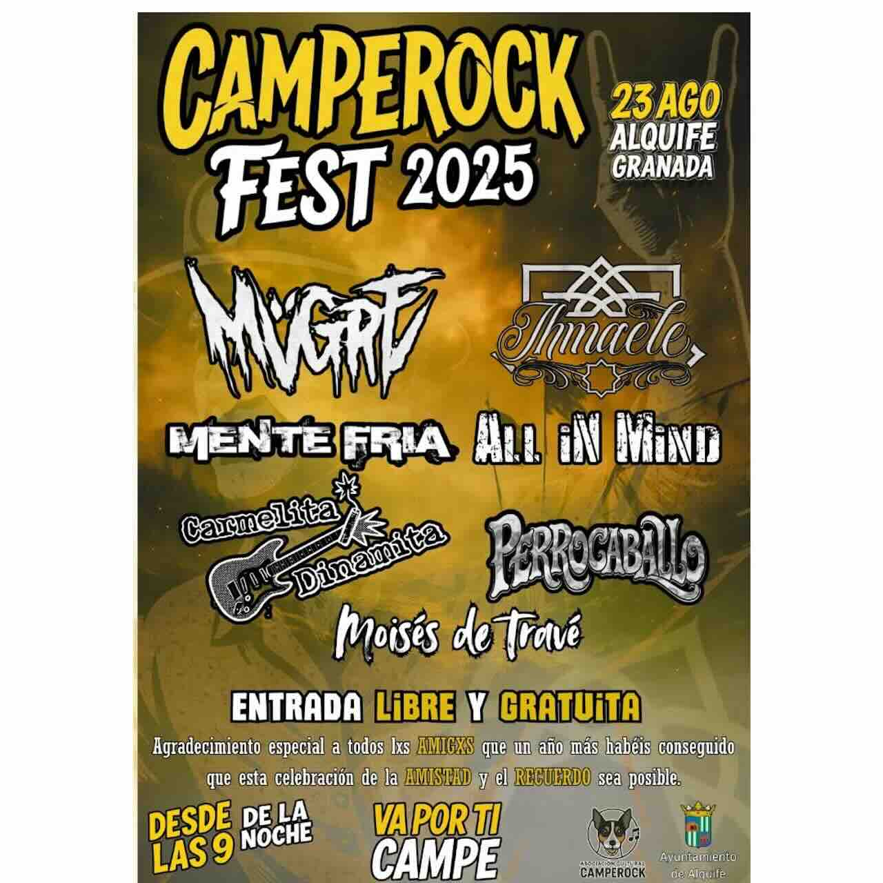 Camperockfest 2025 en Alquife