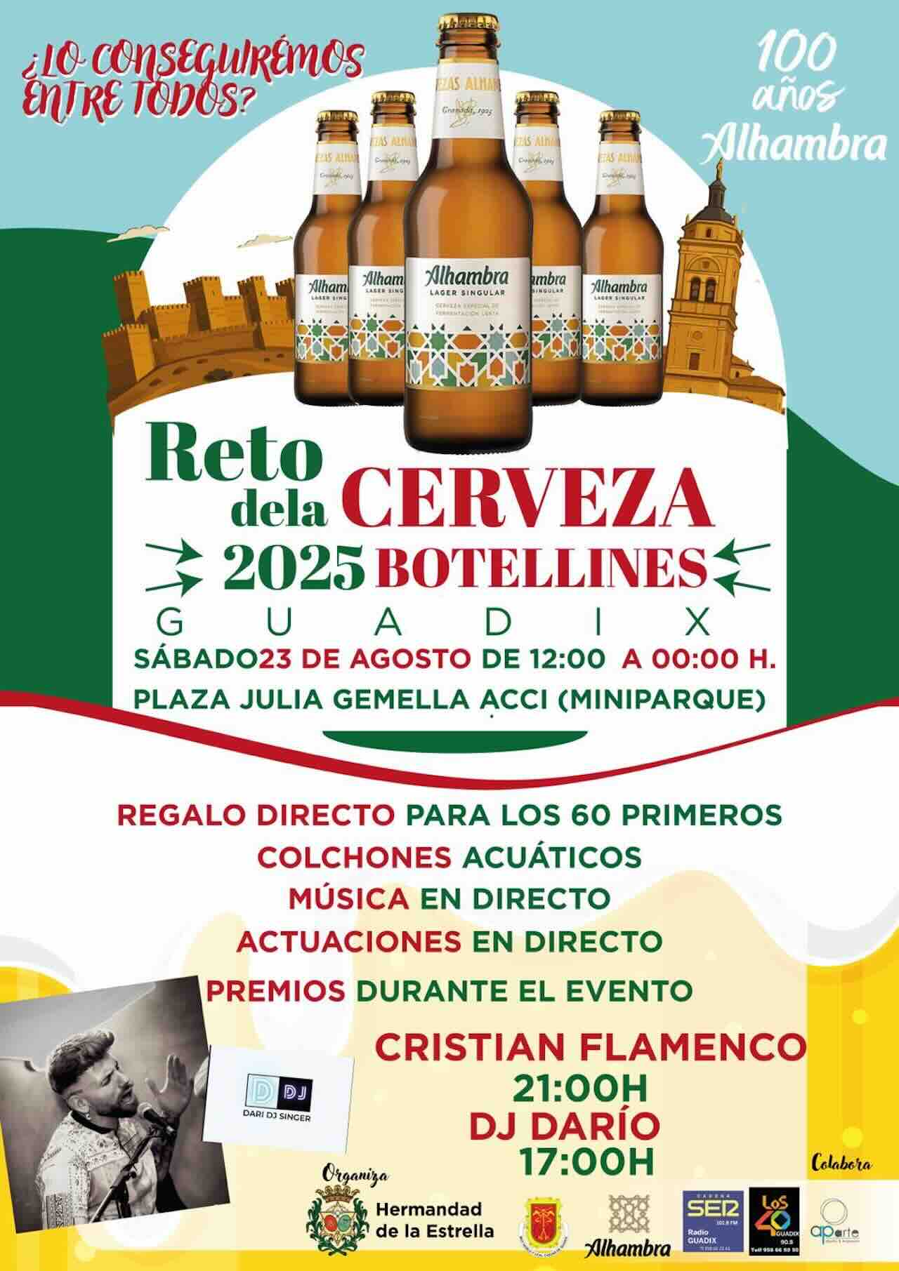 Reto de los 2025 botellines en Guadix