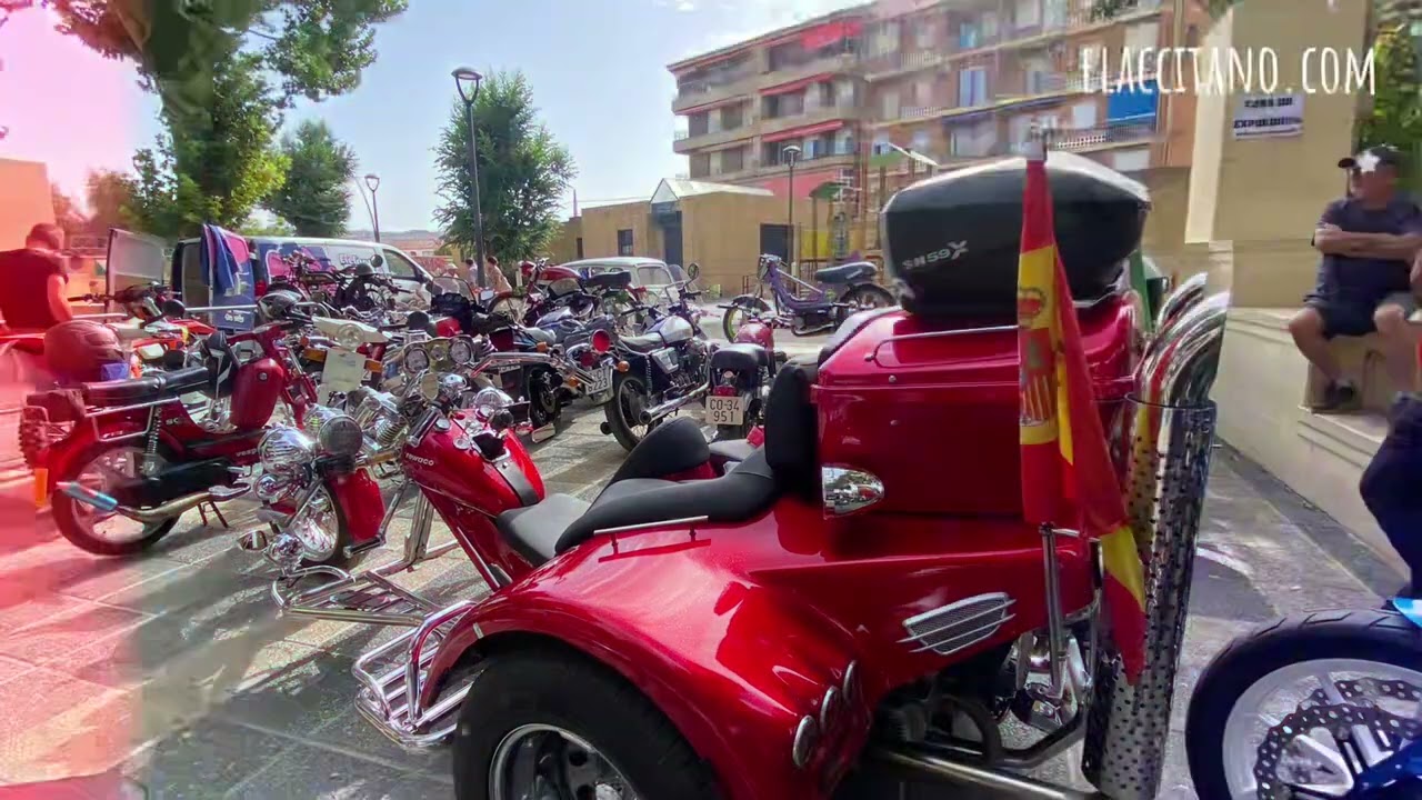 Concentración motos de época Guadix 2025