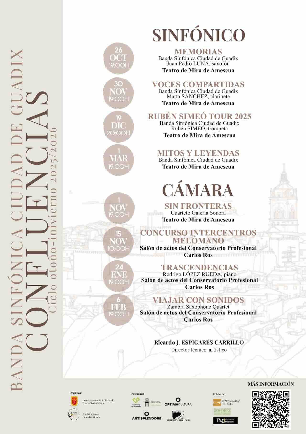 Conciertos Otoño Banda sinfónica de Guadix