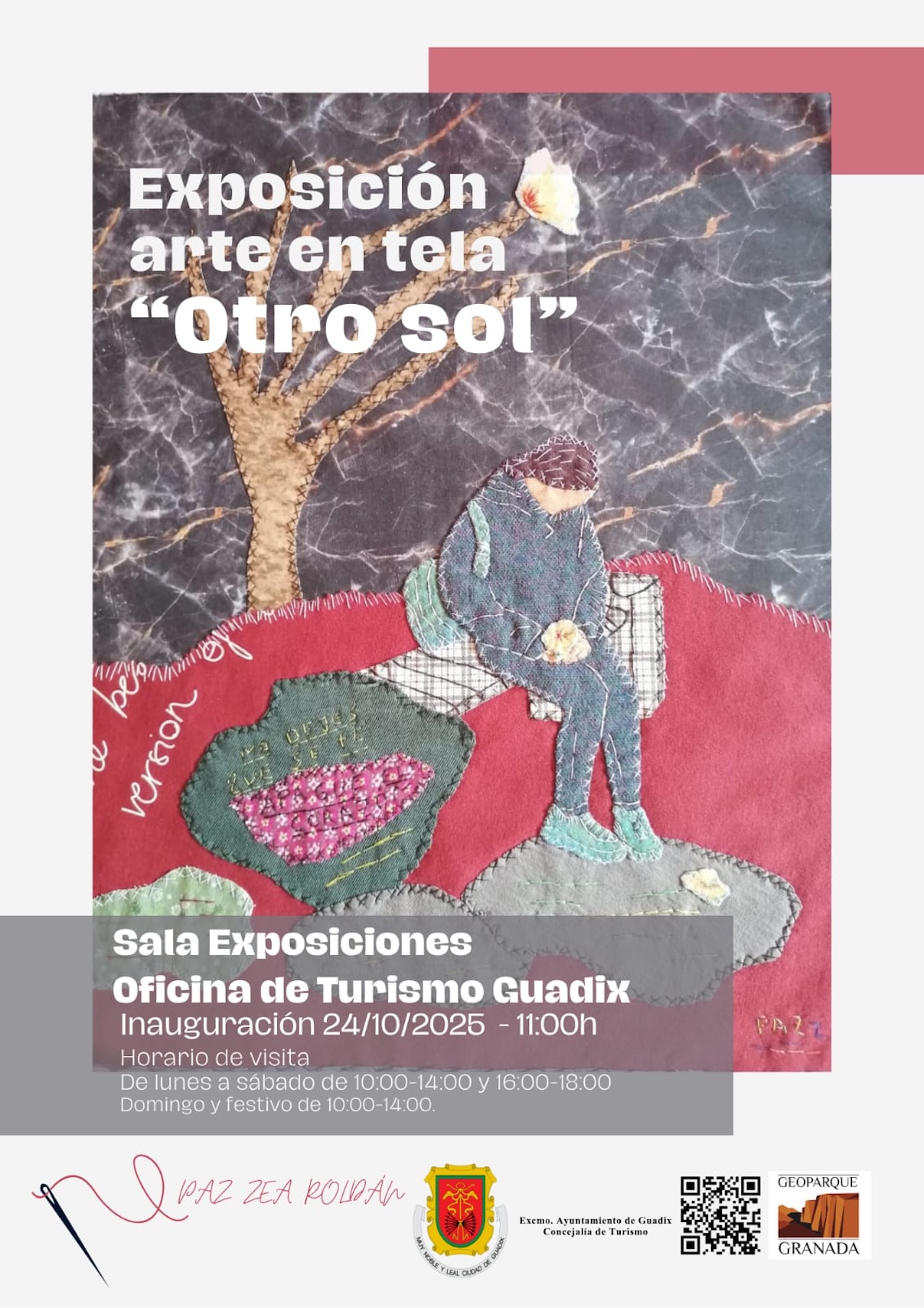 Exposición arte en tela Guadix